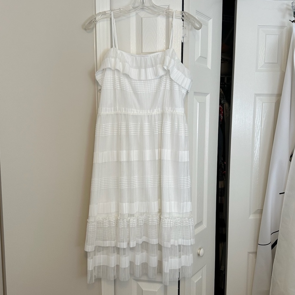 Black Swan White Tiered Dress